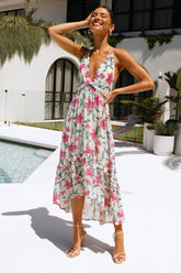 New Expectations Midi Dress Floral