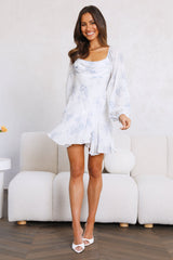 Make Me Believe Dress Blue