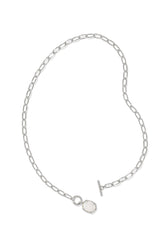 Daphne Convertible Link and Chain Necklace Ivory Mother-of-Pearl