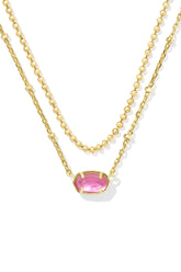 Emilie Gold Multi Strand Necklace Gold Azalea Illusion
