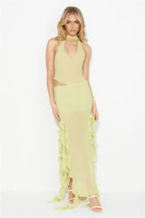LIONESS Rendezvous Skirt Lime