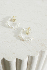 Girl In Paris Hoop Earrings Gold