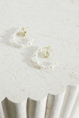 Girl In Paris Hoop Earrings Gold