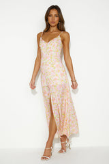 HELLO MOLLY Skipping Fields Maxi Dress Pink