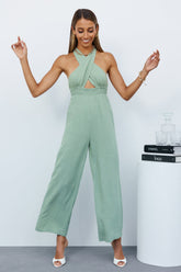 Melody Required Jumpsuit Sage
