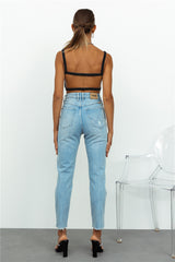 Adoring Life Crop Black