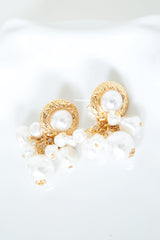 Over The Top Earrings Gold