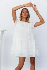 HELLO MOLLY We Need Space Dress White