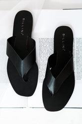 BILLINI Gray Slides Black