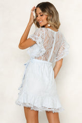 Just What I Am Dress Steel Blue
