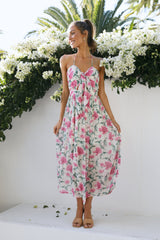 Feel The Tune Maxi Dress Beige