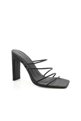 Chara Heels Black Scale