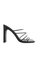 Chara Heels Black Scale