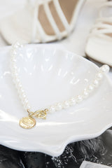 Dreaming In Paris Necklace White