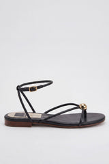 Kenley Sandals Black Leather