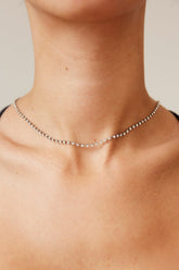 Fine Wine And Glam Necklace Silver