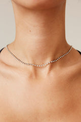 Fine Wine And Glam Necklace Silver