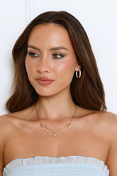 18k Gold Plated Sea And Sand Necklace Gold