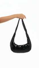 Luna Shoulder Bag Black Glowmesh