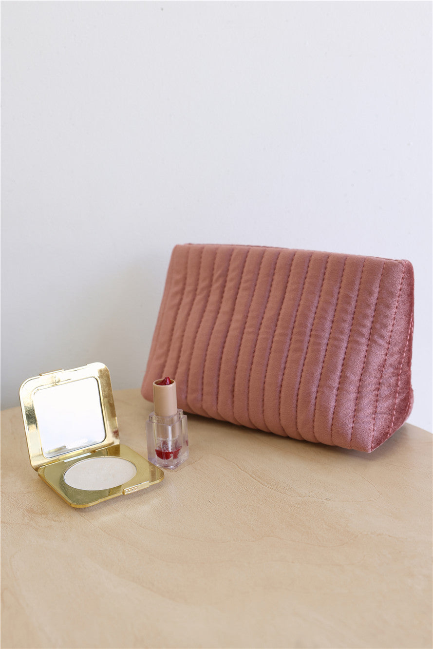 Joyful Makeup Bag Pink