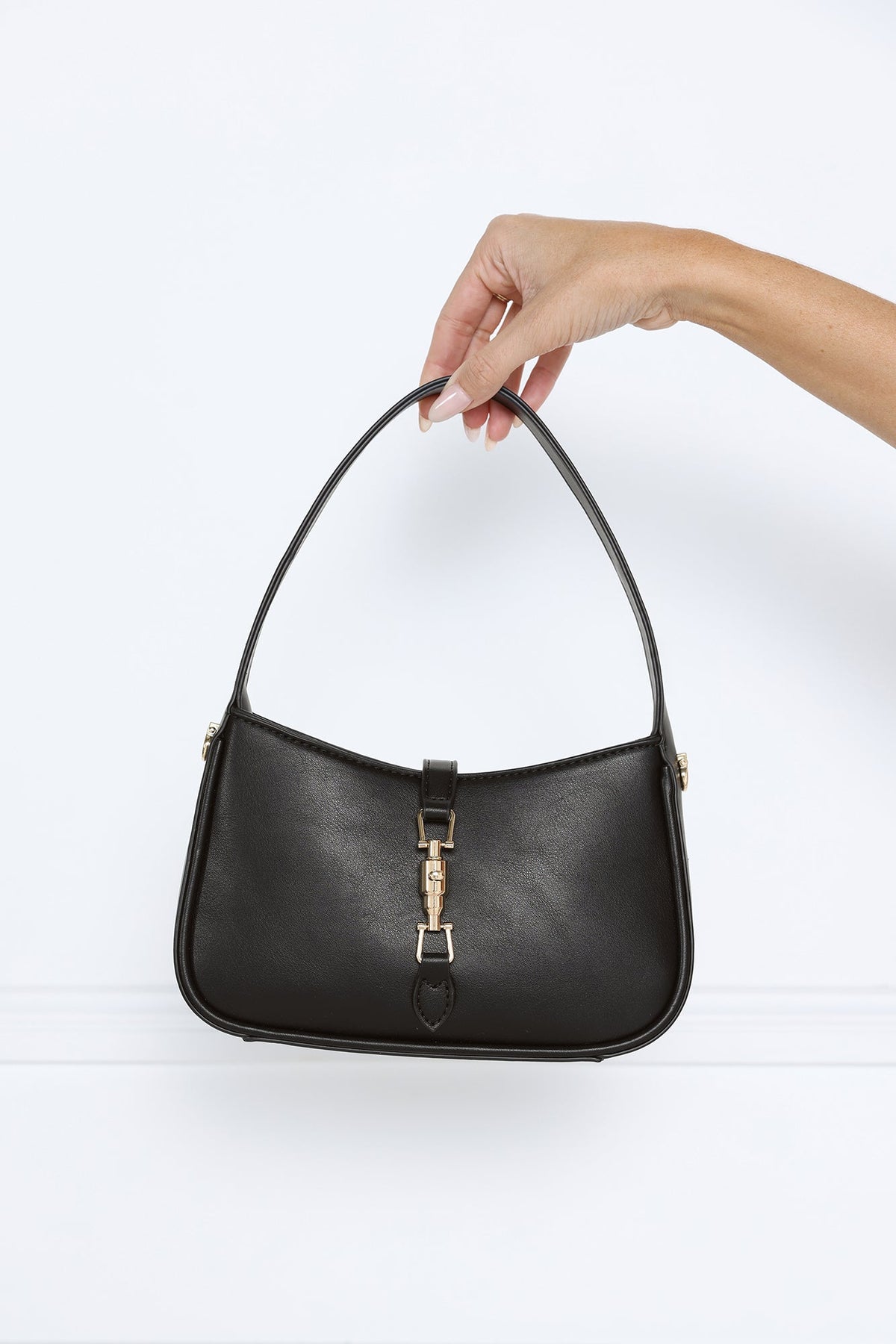 Ollie Bag Black PU Gold