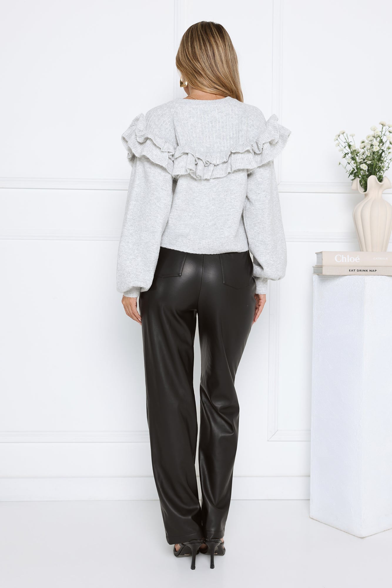 Frosted Radiance Sweater Grey