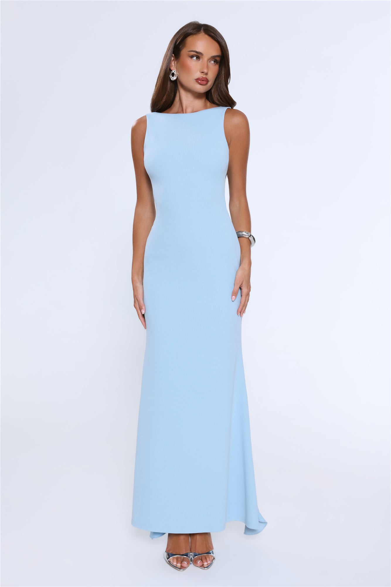 Glowing Goddess Maxi Dress Blue