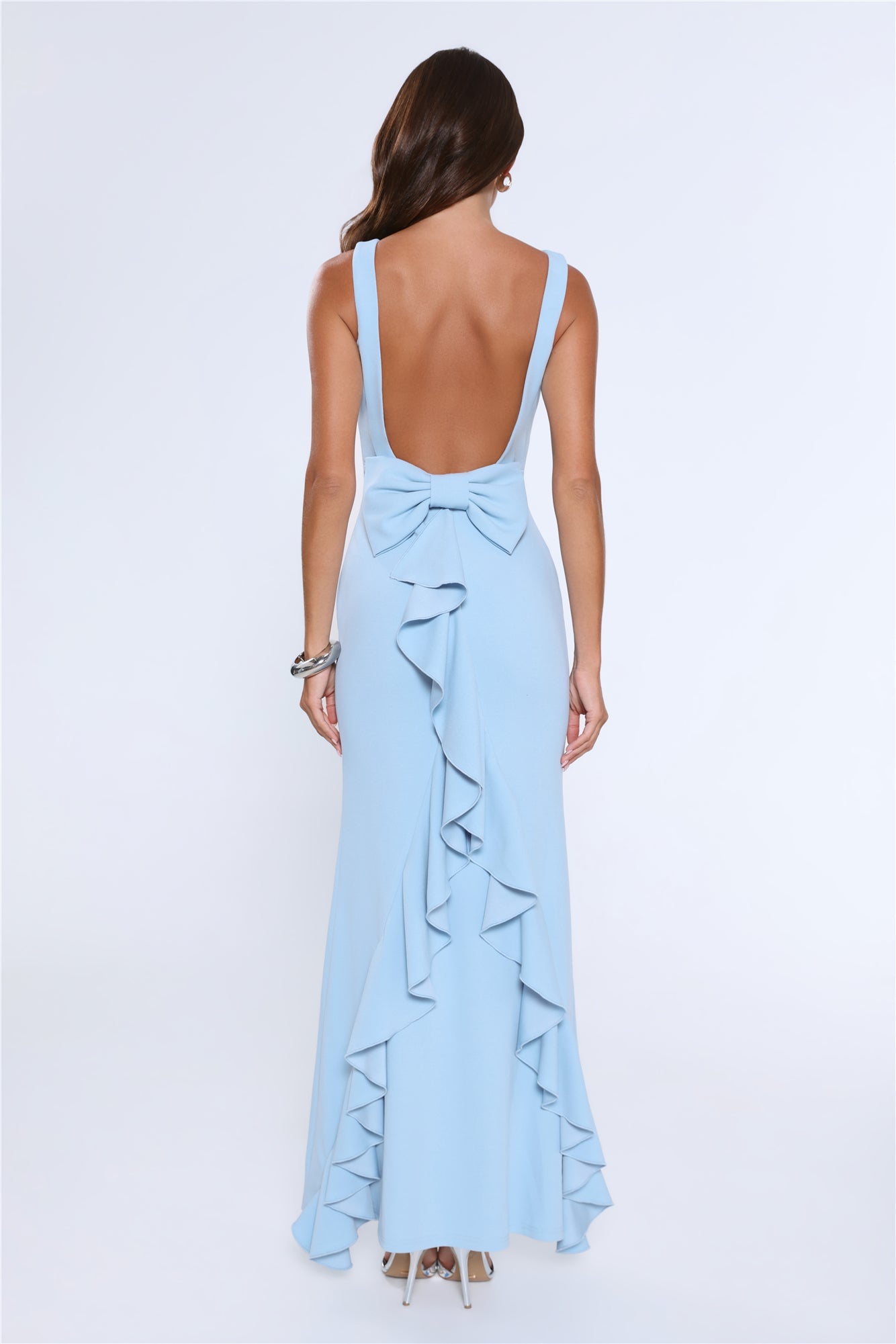 Glowing Goddess Maxi Dress Blue