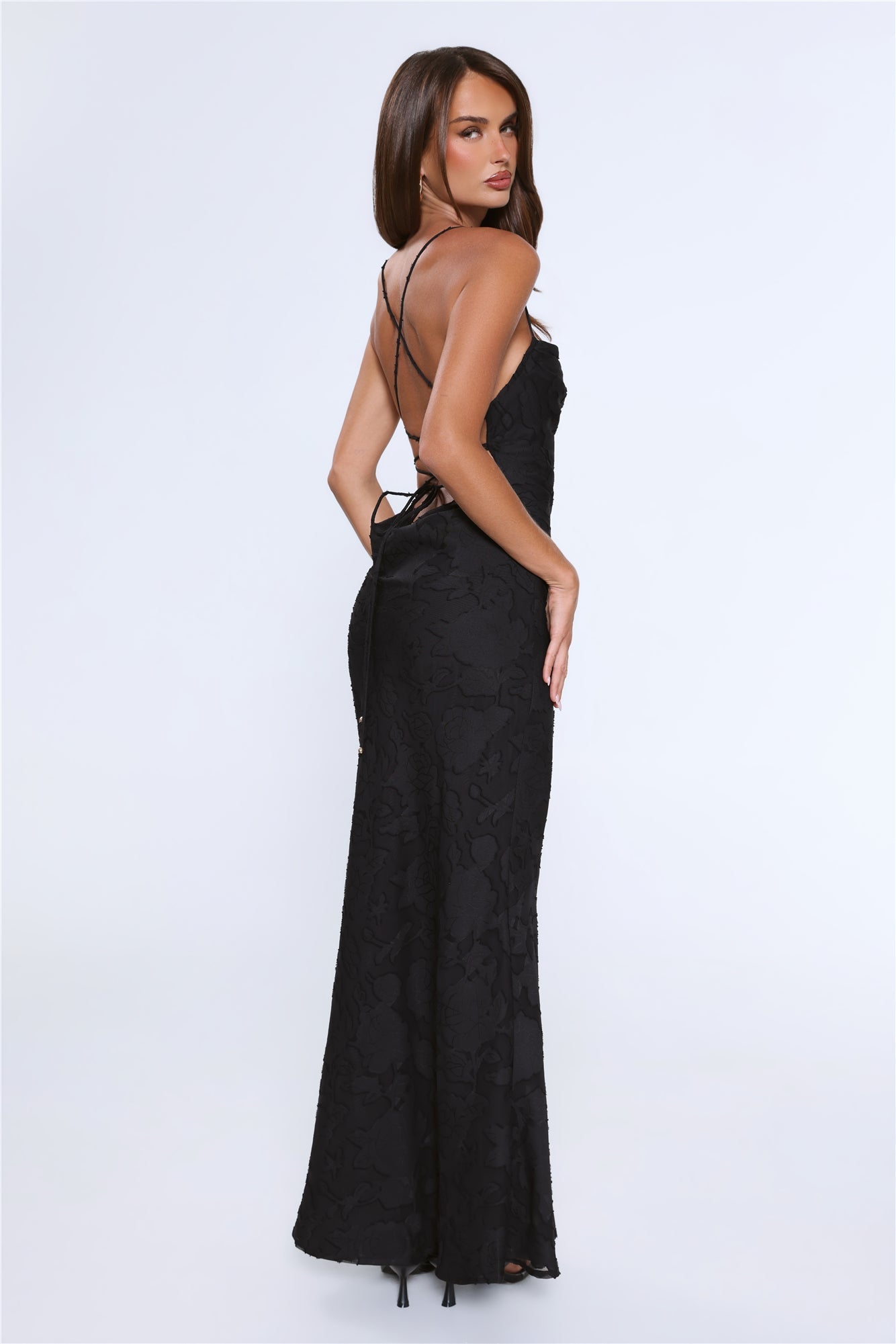 Bridge To Wonderland Maxi Dress  Black