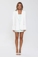 Modern Executive Tailored Blazer White