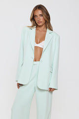 Modern Executive Tailored Blazer Mint