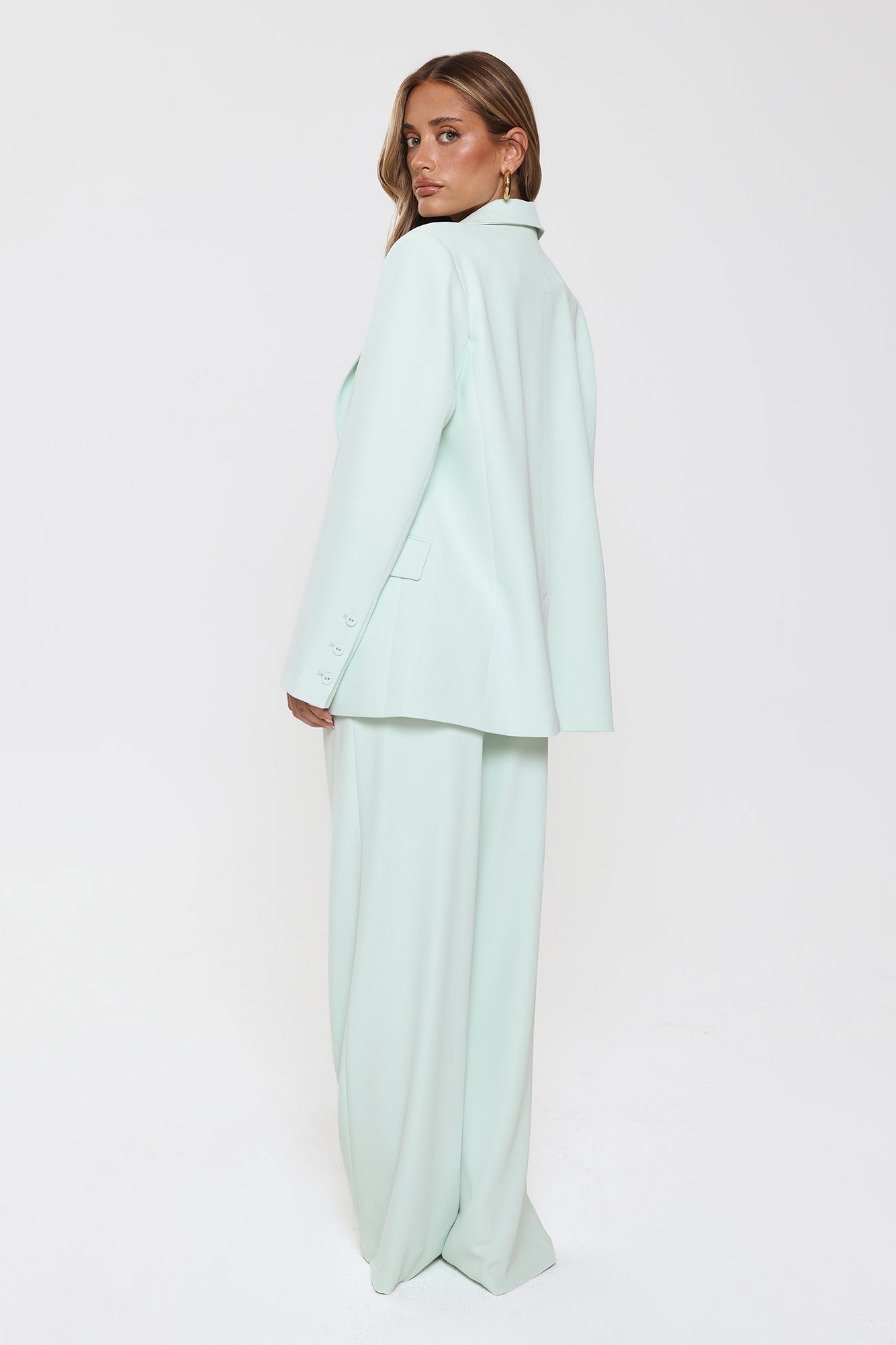 Modern Executive Tailored Blazer Mint