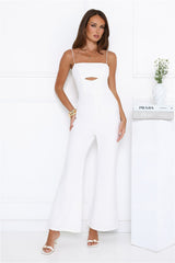 Main Girl's Here Jumpsuit White
