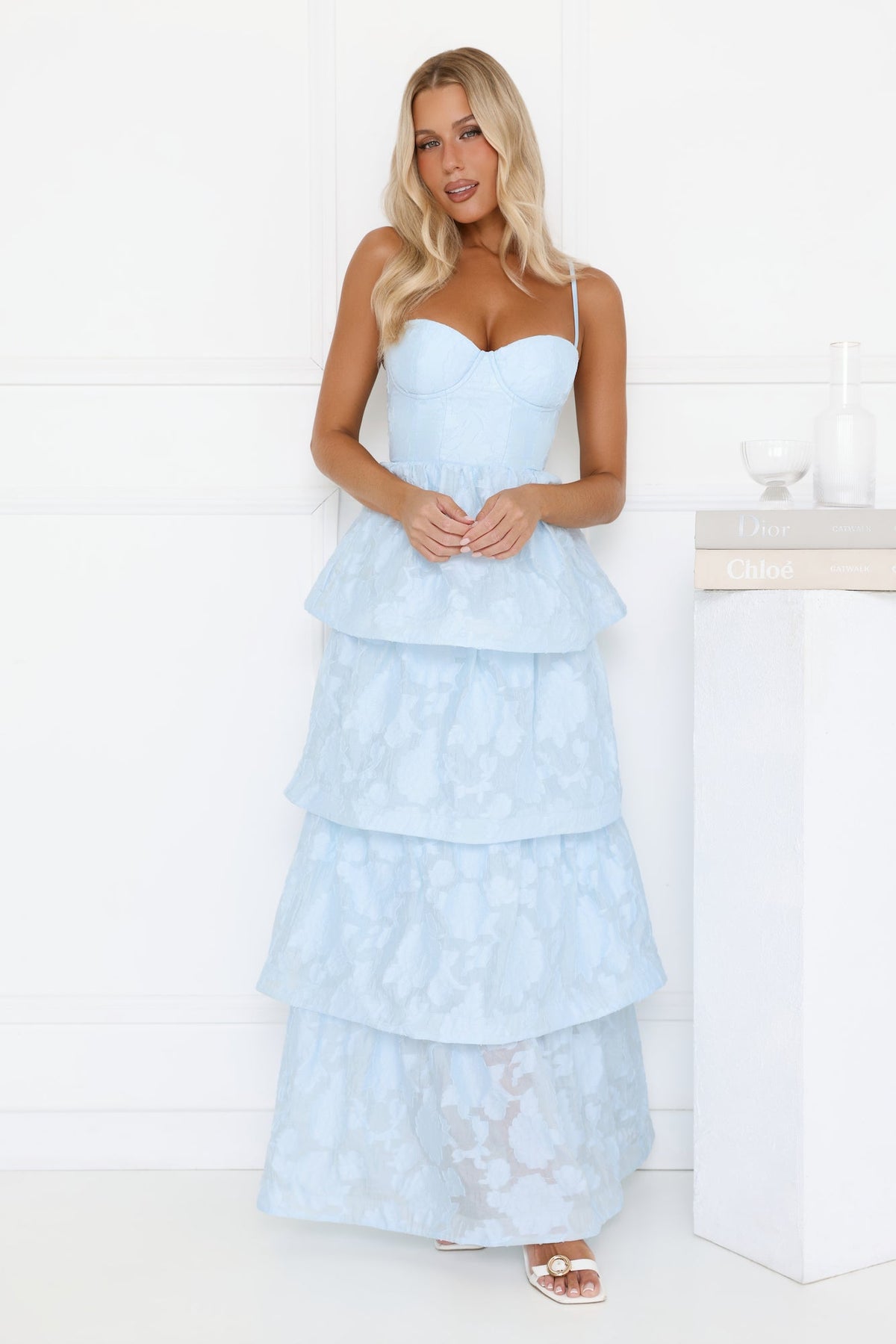 Elevated Desire Maxi Dress Blue