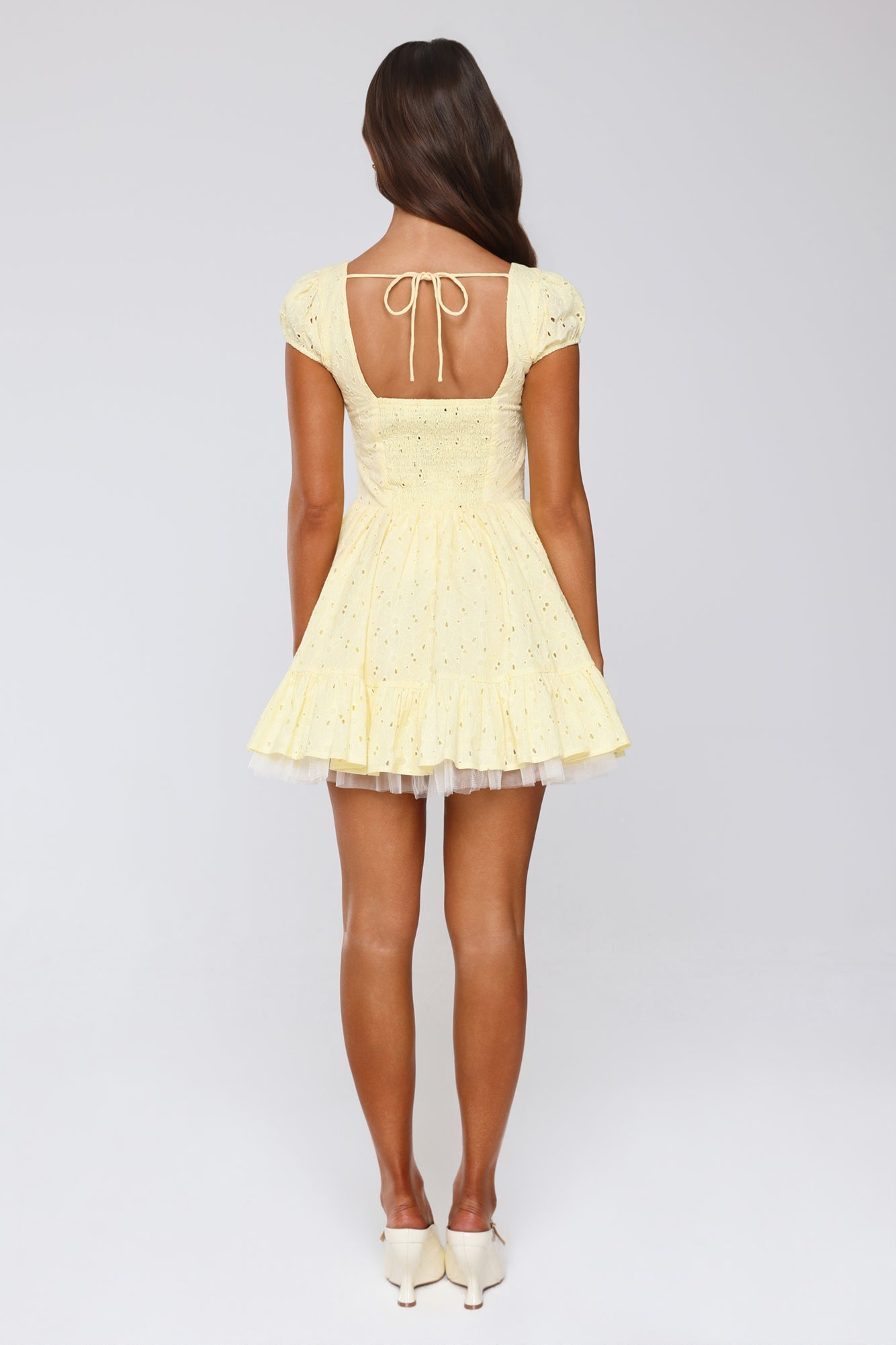 Endless Allure Mini Dress Yellow