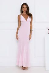 Flirty Petal Pop Maxi Dress Pink