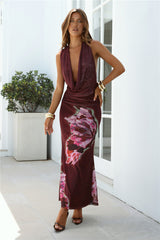 Lover's Secret Mesh Maxi Skirt Plum