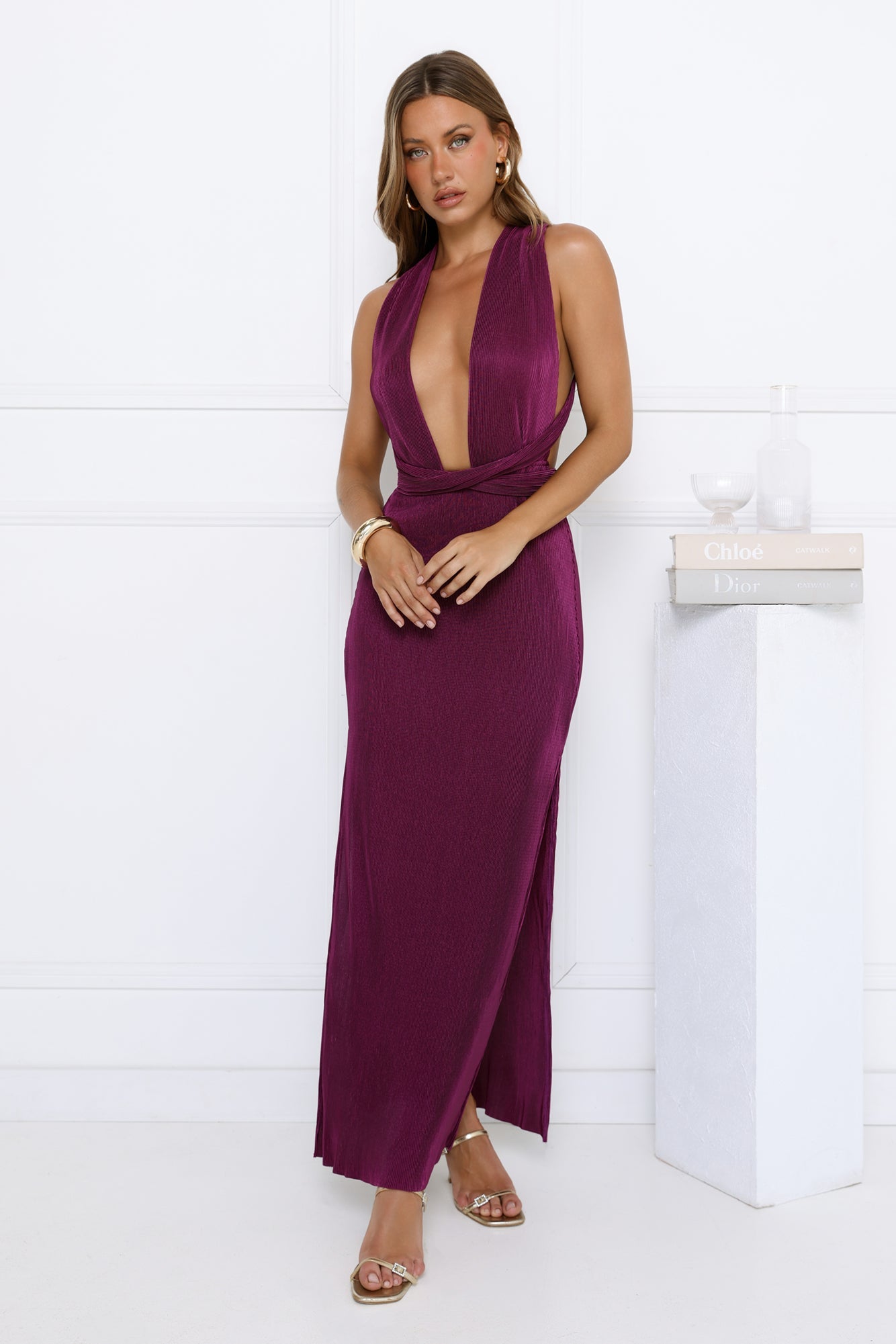Fly Above Maxi Dress Purple