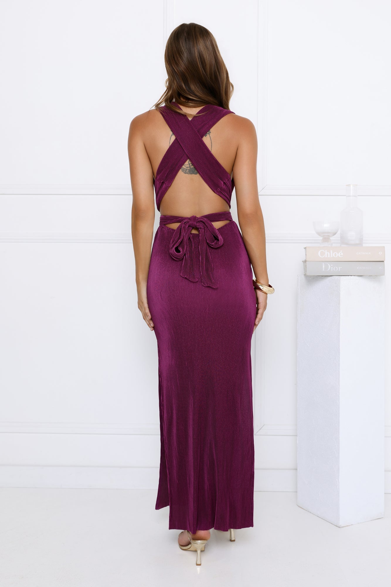 Fly Above Maxi Dress Purple