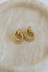 18k Gold Plated Rings Of Gold Earrings Gold