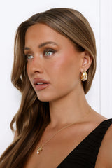 18k Gold Plated Sparkles Drop Earrings Gold
