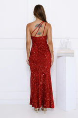 Golden Days Dancing Maxi Dress Red