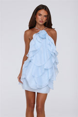Designer Love Mini Dress Blue