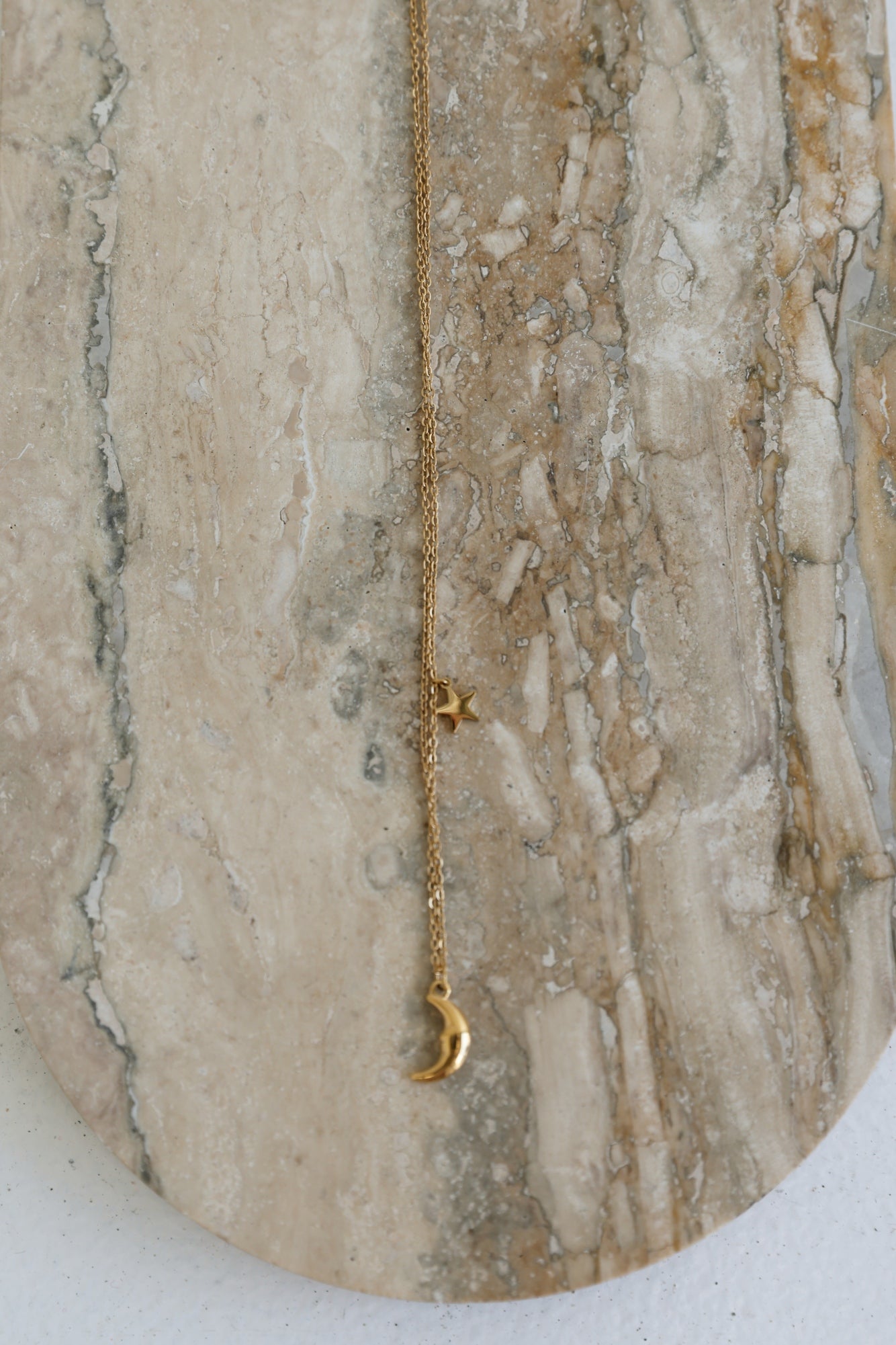 18K Gold Plated Cosmo Swerving Necklace