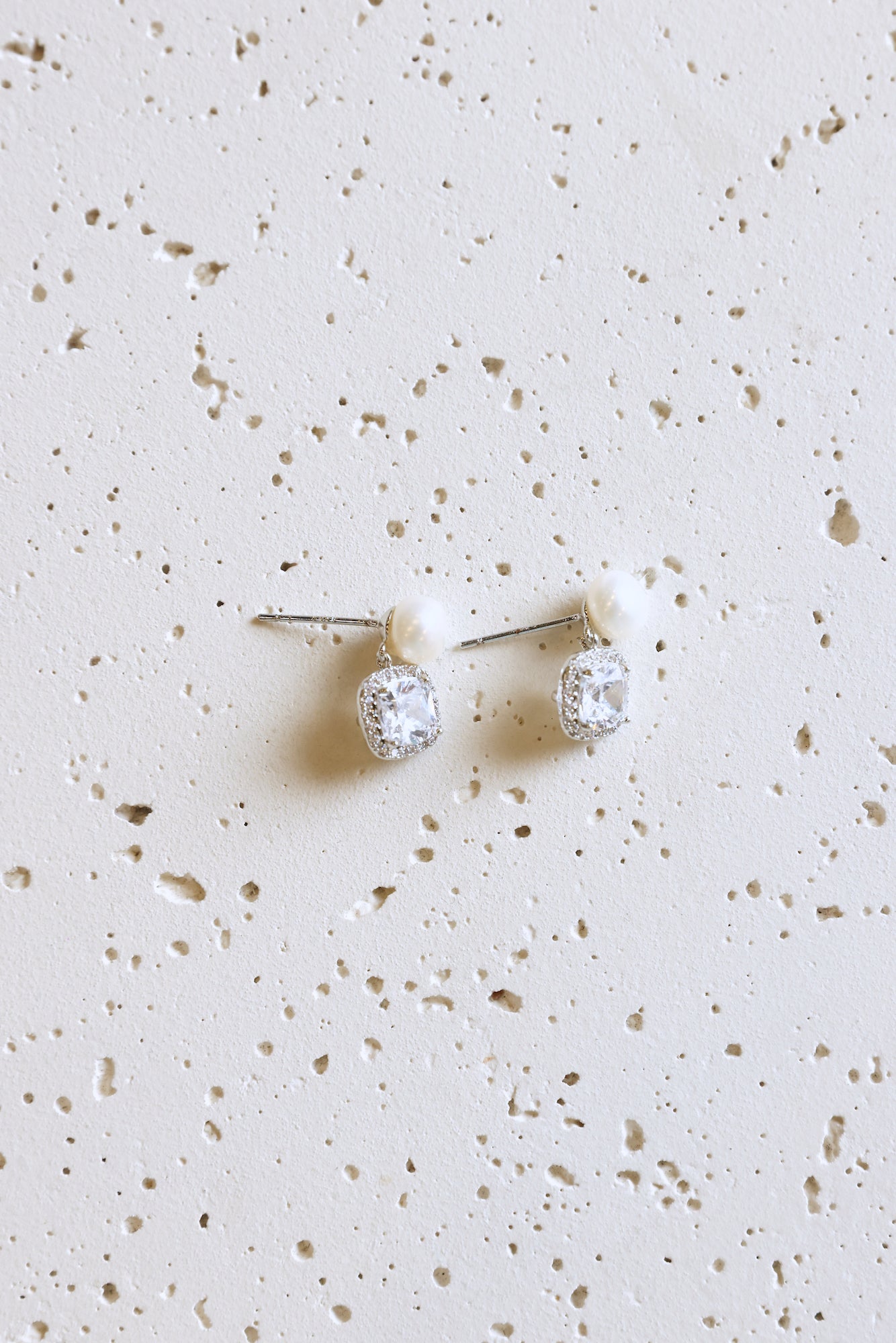 925 Silver Special Evening Earrings Silver