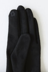 Frosted Elegance Gloves Black