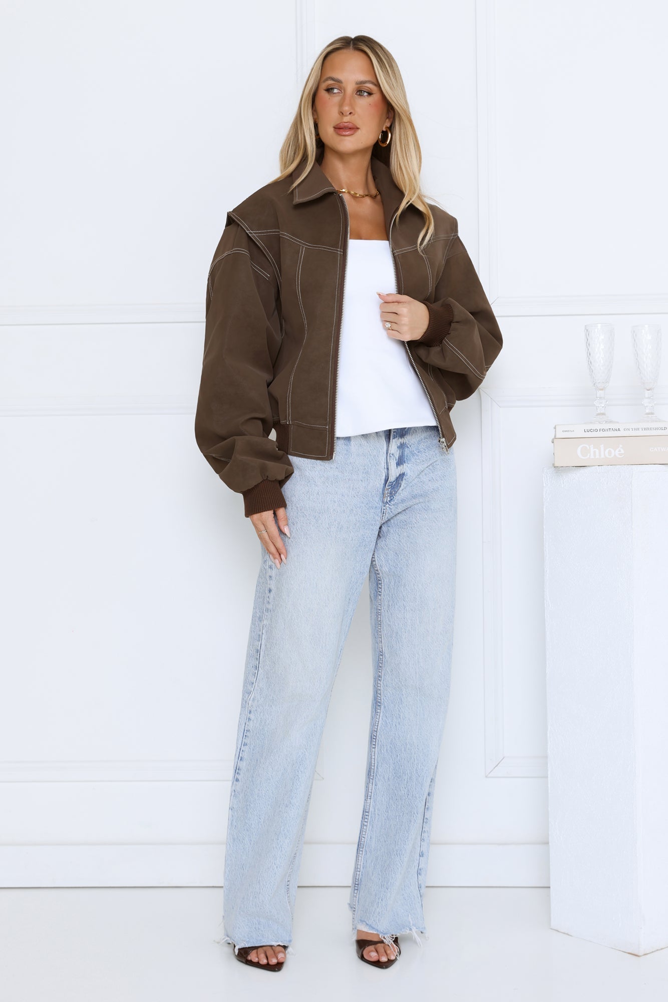 Chocolate Frosting Jacket Brown