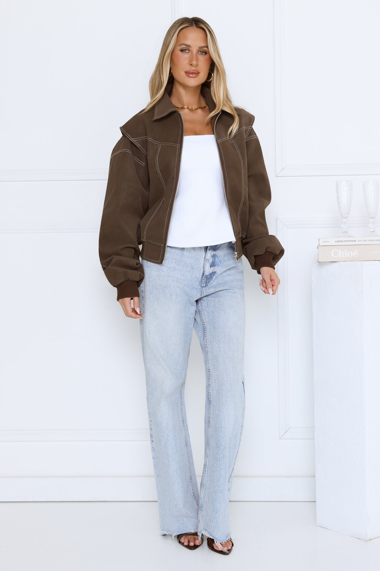 Chocolate Frosting Jacket Brown