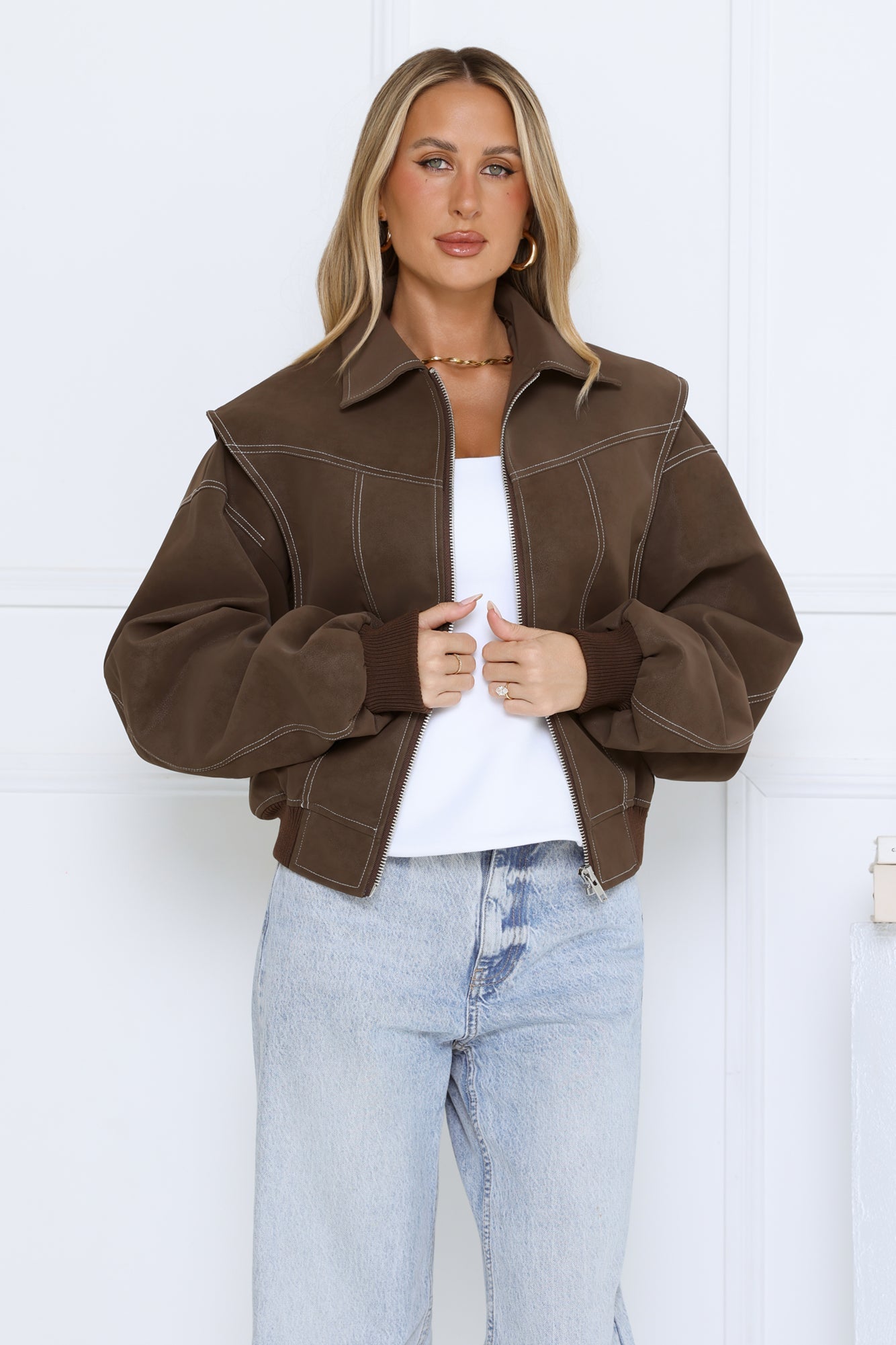Chocolate Frosting Jacket Brown