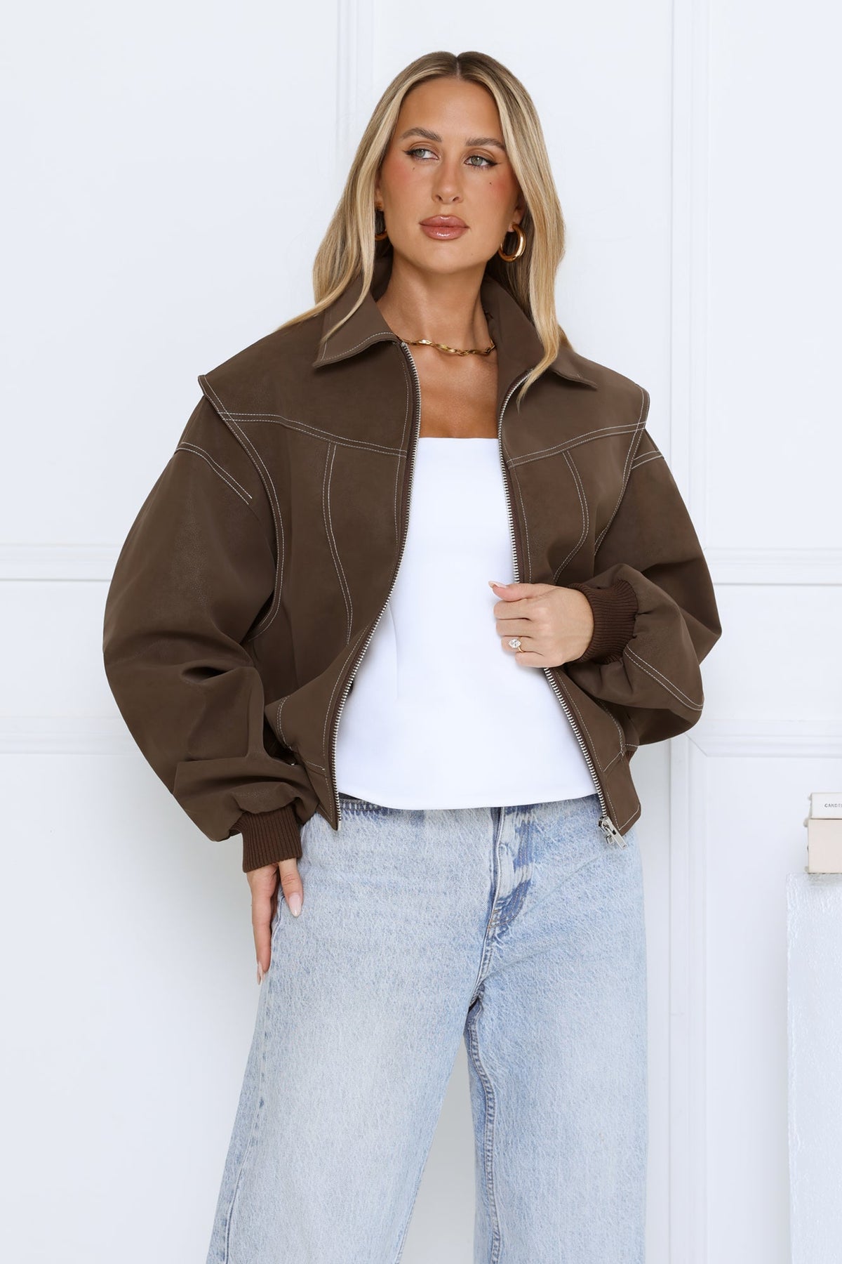 Chocolate Frosting Jacket Brown